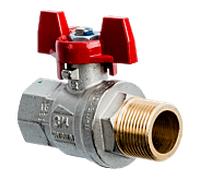 Wolf robinet à bille 3/4" Chauffage salle de bain 2072511