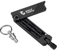 Wolf Tooth 6-Bit Hex Wrench Multitool avec porte-clés black/black