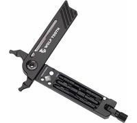 Wolf Tooth Pince à 8 embouts - Boulon noir - Accessoires de réparation de vélo en aluminium léger et de précision