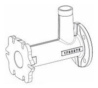 Wolf tuyau de raccordement DN80 173097699 pour MGK-2 390-630