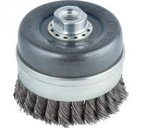 wolfcraft 1 Brosse boisseau métallique WS torsadée ø90mm - 2150000