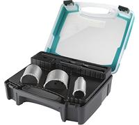 Wolfcraft Set de scies cloches 1003000, 5 pièces, carbure de tungstène, profondeur de coupe 55 mm