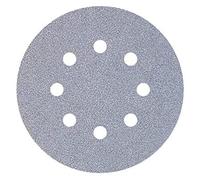 Feuille abrasive pour ponceuse excentrique avec bande auto-agrippante, perforé Wolfcraft 1157000 Grain 180 (Ø) 125 mm 5 pc(s)