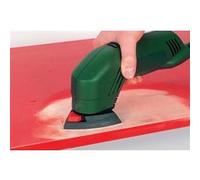 Wolfcraft 1163000 5 Patins Auto-agrippantes Delta 95 Mm, Perforés, Grains 120 G