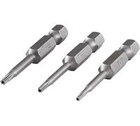 Wolfcraft Embouts de sécurité longs, L 50 mm, Torx creux No. 7, 8, 9