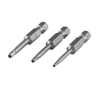 wolfcraft 1263000 Embouts sécurité Longueur 50 6 pan 2/2,5/3 Lot de 3