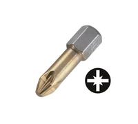 wolfcraft 1326000 Embouts torsion tin pozidriv n2 Lot de 2
