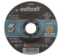 wolfcraft 1620099 Disque tronçonneuse Diamètre 115 x 2,5 mm
