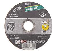 Wolfcraft Disque de coupe pour aluminium Ø115 x 1,5 x 22,23 mm
