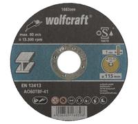 wolfcraft 1683999 Disque tronçonneuse Diamètre 115 x 1,0 mm