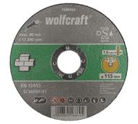 wolfcraft 1686999 disque tronçonneuse pierre fin diamètre 115 x 1,6 mm