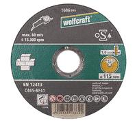 wolfcraft 1686999 disque tronçonneuse pierre fin diamètre 115 x 1,6 mm