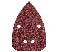 Wolfcraft Patins abrasifs auto-agrippants 1757000 - grain 80, 136x96 mm, 10 pcs