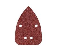 Wolfcraft Patins abrasifs métal 1763000 – corindon grain 120 96 x 136 mm perforés x10