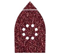 wolfcraft 1790000 Patins abrasifs auto-agrippants Grain 40 multi Lot de 6