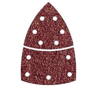 wolfcraft 1813000 Patins perforés agrippants Grain 80 95 mm Lot de 10