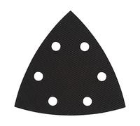 wolfcraft 1830000 1 Plateau Abrasif Delta 95 Mm Auto-agrippant Dur Perforée noir