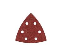Wolfcraft Feuille abrasive Delta 1850100 – Grain 40, auto-agrippante perforée 95 mm, 25 pièces