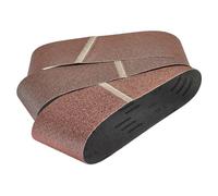 wolfcraft 1899100 - Lot de 9 Bandes Abrasives -Grain 40/80/120 - Dimensions 65 x 410 mm