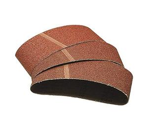 wolfcraft 1933100 - Lot de 9 Bandes Abrasives - Grain 40/80/120 - Dimensions 100 x 560 mm