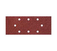 wolfcraft 1968000 5 Patins Abrasifs Perforés Largeur 93 x Longueur 230 mm Corindon Grains 180 Argent
