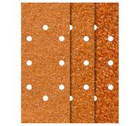wolfcraft 1969100 - Lot de 25 Patins Abrasifs - Grain 40/80/120 - Dimensions 93 x 230 mm