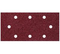 Wolfcraft 1998000 Set de papiers abrasifs pour ponceuse vibrante avec bande auto-agrippante, perforé Grain 60, 120, 240 (L x l)