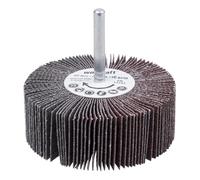 wolfcraft 2033000 Roue abrasifs à lamelle T 6 mm Grain 60 Diamètre 80 x 30 mm