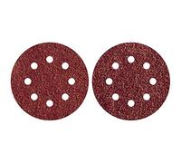 wolfcraft 2069100 Disques auto-agrippants Perforateur Grain 40 Diamètre 125 mm Lot de 25 & 2070100 Disques agrippants perforés Grain 80 Diamètre 125 mm Lot de 25