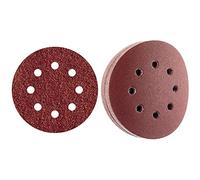 Wolfcraft 2069100 Disques auto-agrippants Perforateur Grain 40 Diamètre 125 mm Lot de 25 & 2251100 Disques auto-agrippants Grain 120 Diamètre 125 mm Lot de 25