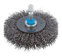 Wolfcraft Brosse métallique circulaire 2101000 Ø75×20 mm Fil d'acier Tige 6 mm 1 pièce