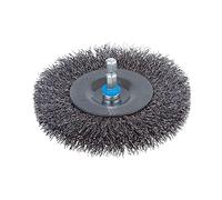 wolfcraft 2103000 Brosse métal circulaire torsadé Tige 6 mm Diamètre 100 x 20 mm