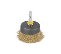 wolfcraft 2112000 Brosse laiton Tige 6 mm Diamètre 50 mm,argent
