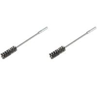 wolfcraft 2127000 - Brosse Cylindrique en Fil d'Acier - Diamètre 20 mm Longueur 55 Mm (Lot de 2)