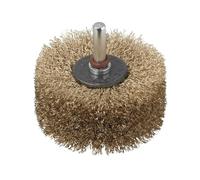 wolfcraft 2265000 - Brosse à structurer le bois - Queue 8 mm - Diamètre 80 x 35 mm