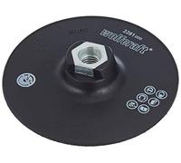 Wolfcraft Plateau auto-agrippant 2281000 pour ponceuse excentrique Ø 115 mm filet 14 mm Argent