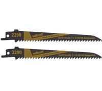 wolfcraft 2290000 Lames scie égoïne HCS 130 mm Lot de 2