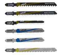 Wolfcraft Lames pour scie sauteuse 2358000 – Coffret de 10 lames
