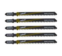 lot de 5 lames de scie sabre bosch hcs - 7,5 cm