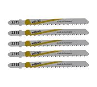 WOLFCRAFT Lot de 5 Lames de scie sabre Bosch HSS - 7,5 cm G