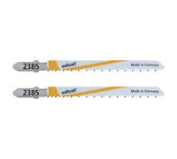 wolfcraft 2385000 Lames de Scie Sauteuse Hcs, Multicolore, Set de 2 Pièces