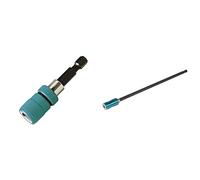 Wolfcraft 2411000 porte-embouts magnétique + butée de profondeur & 2983000 1 Porte-embouts Magnétique, Emmanchement 6 Pans de 6,3 mm (1/4"), Longueur 150 mm Multicolore