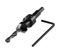 Wolfcraft Foret d'amorçage 2545000 avec fraisoir Ø 4,5–12 mm, queue 6 pans, angle 45°