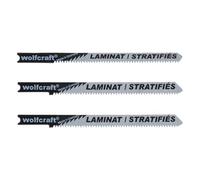 Wolfcraft Lames de scie sauteuse 2674000 HCS queue en U Profondeur de coupe 25 mm Lot de 3