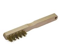 wolfcraft 2725000 Brosse à main 3 rangée fil en laiton