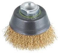 wolfcraft 2748000 Brosse en Laiton soucoupe/ondulée Ø 70 mm