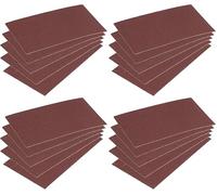 wolfcraft 2962000 Patins Abrasifs Auto-Agrippants, Marron, 70 x 125 mm, Set de 5 Pièces (Lot de 4)