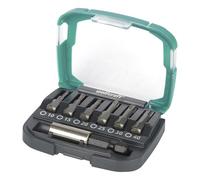 wolfcraft 2965000 Coffret d'embouts Torx Fix-grip, Gris/argent/vert