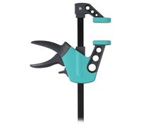 Wolfcraft Serre-joint à une main Easy 75-150 – Ouverture 150 mm, Force de serrage 90 kg