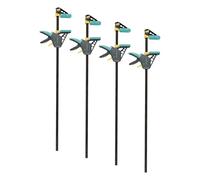 wolfcraft 3034000 - Serre-Joint à une main EHZ PRO 100-915 mm - Saillie 100 mm - Ouverture 915 mm - Force de serrage max. 120 kg - Garantie 10 ans (Lot de 4)